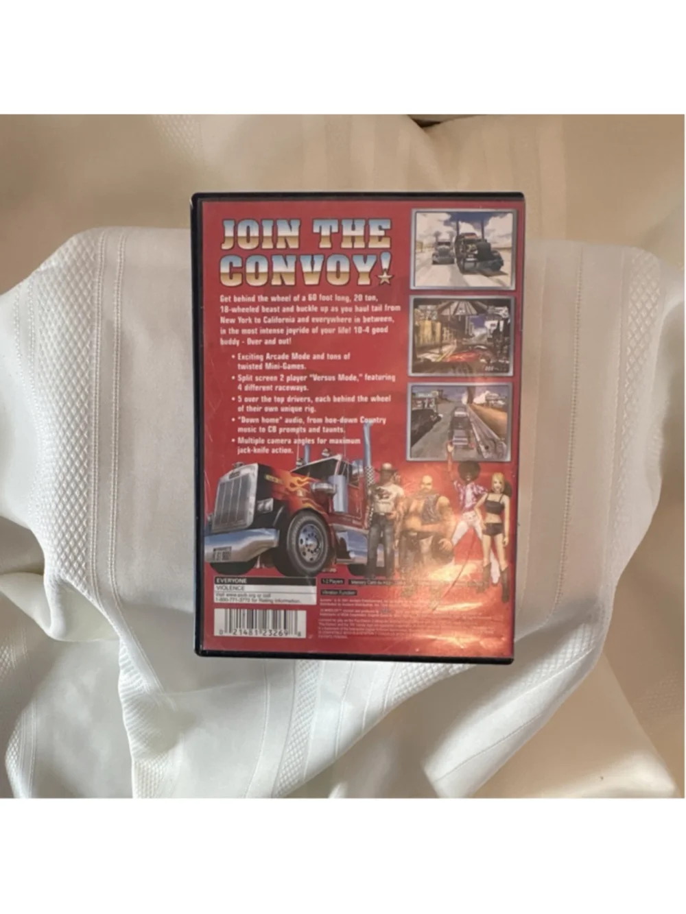 SEGA Acclaim 18-Wheeler: American Pro Trucker PS2 Multiplayer Manual NTSC